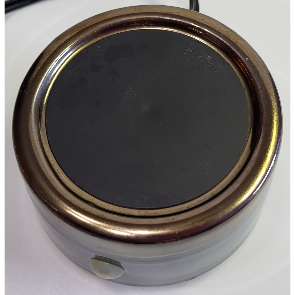 Candle Warmers 3-in-1 Electric Wax Melter Grey Bronze Glazed Ceramic - Picture 10 of 16